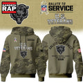 Chicago Bears NFL US Veterans Salute To Service 2026 Hoodie Shirt, Football New Design Shirt