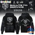 Chicago Bears Salute to Service Camo 2026 Black Hoodie