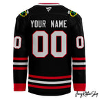 Chicago Blackhawks Back Legendary Black Alternate 2025 Hockey Jersey