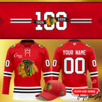 Chicago Blackhawks Centennial Anniversary 2025 Jersey