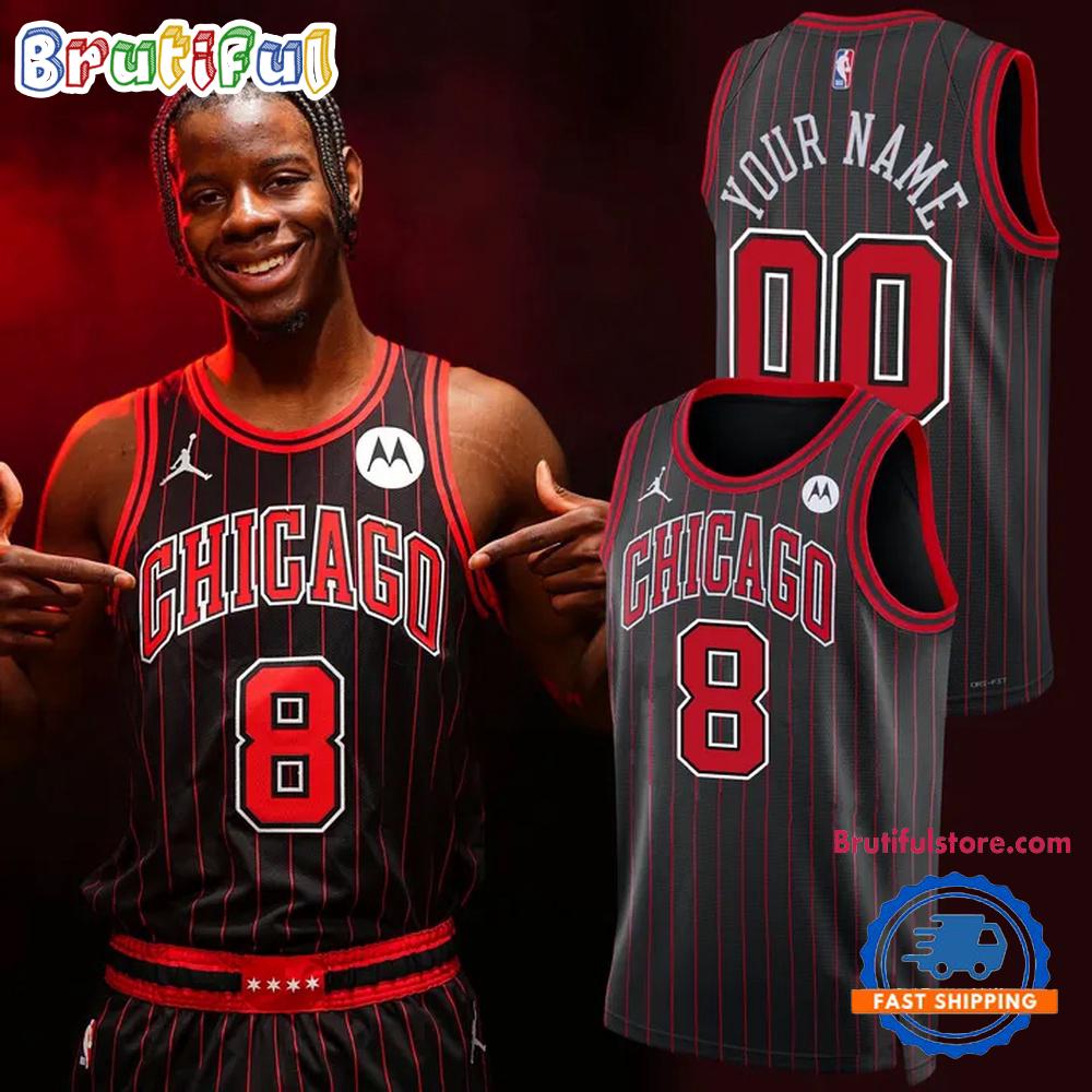 Chicago Bulls Jordan Brand Black Swingman 2026 Basketball Jersey