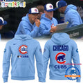 Chicago Cubs 2025 MLB New Season Light Blue Hoodie T-Shirt