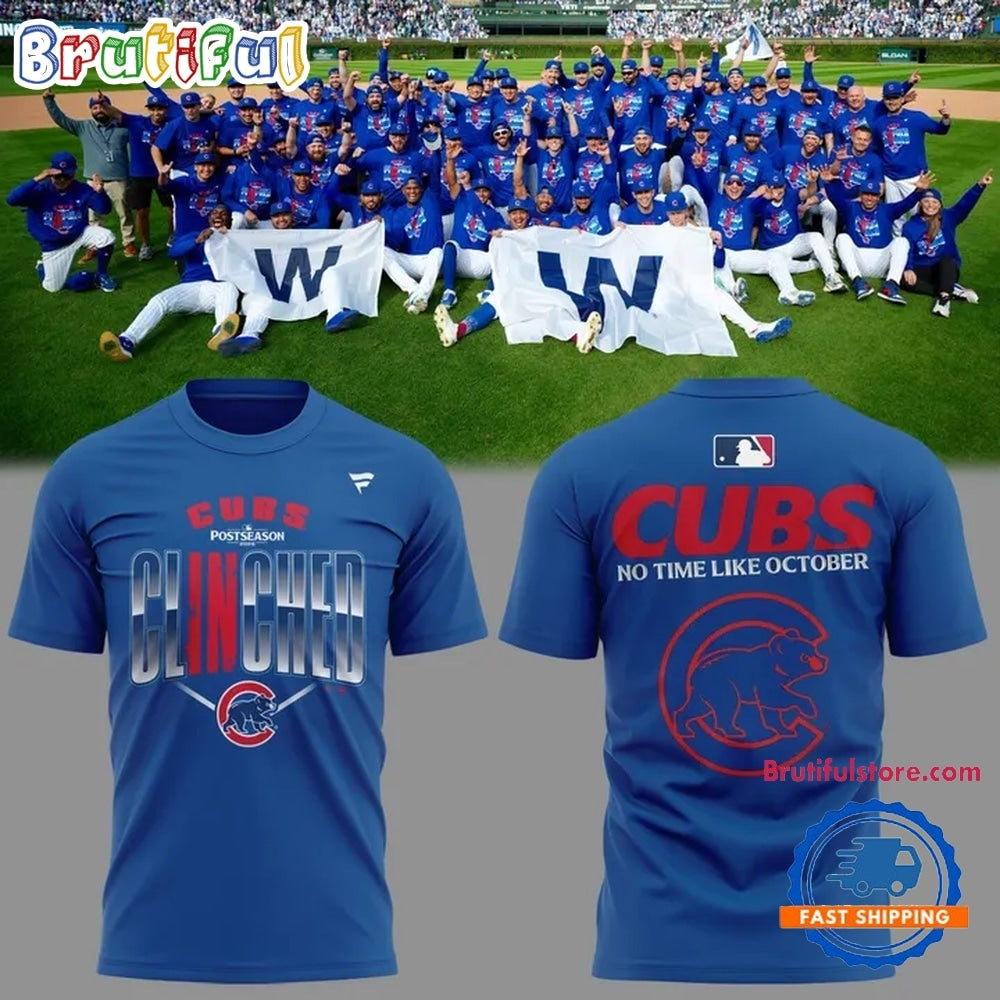 Chicago Cubs 2026 MLB Postseason No Time Like October T Shirt