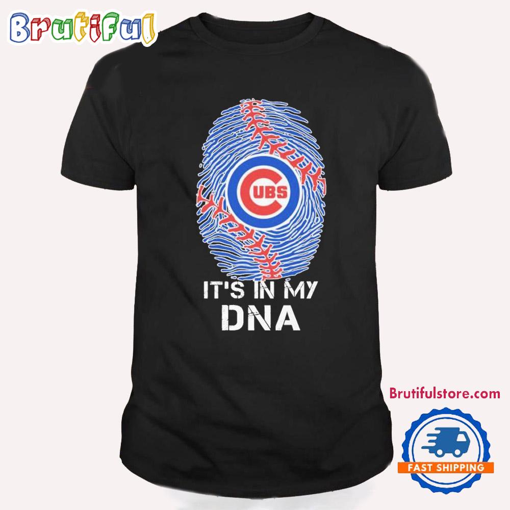 Chicago Cubs It’s In My DNA Fingerprint T Shirt