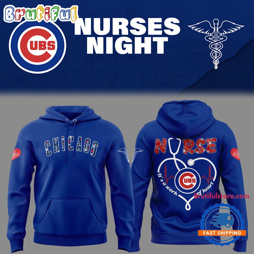 Chicago Cubs NURSES NIGHT 2025 3D Hoodie Shirt