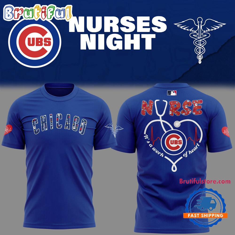 Chicago Cubs NURSES NIGHT 2025 3D T Shirt