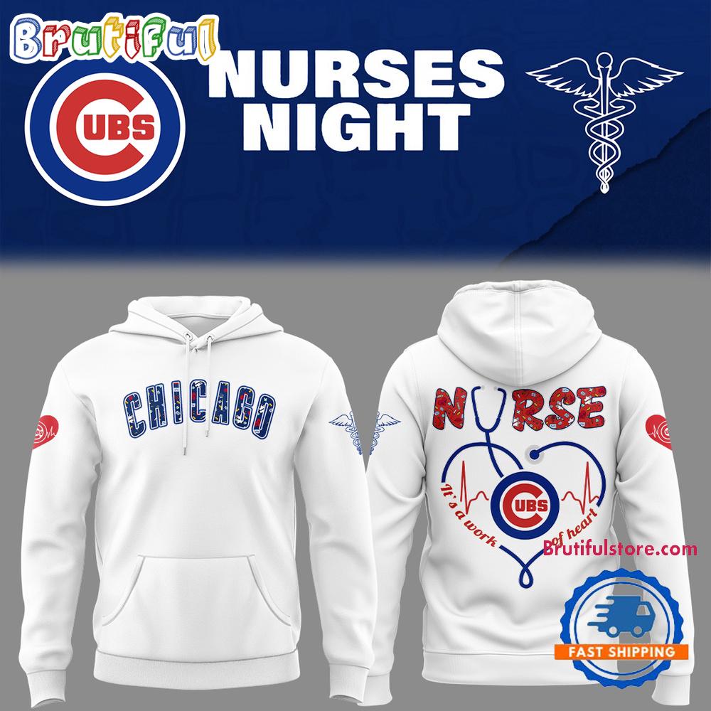 Chicago Cubs NURSES NIGHT Hoodie T-Shirt