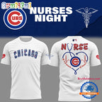 Chicago Cubs NURSES NIGHT Hoodie T-Shirt