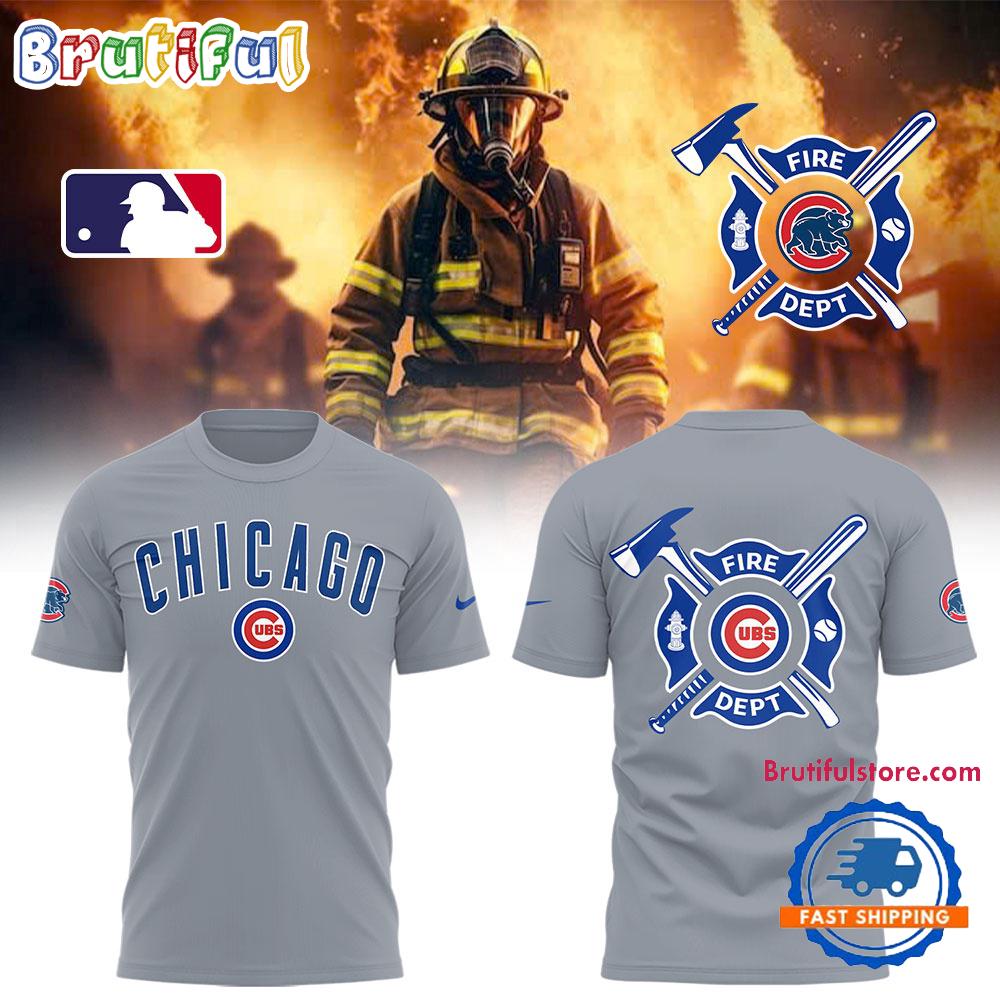 Chicago Cubs x Firefighter Appreciation Night 3D All Over Print Hoodie T-Shirt