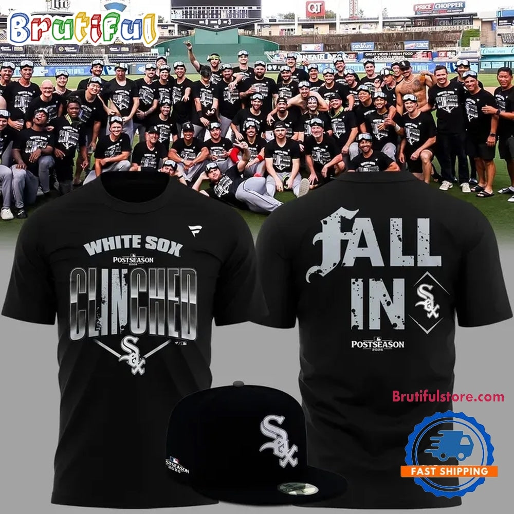 Chicago White Sox 2026 MLB Postseason No Time Like October Black 3D Shirt