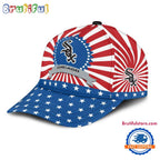 Chicago White Sox American Flag Pattern Independence Day Baseball Cap