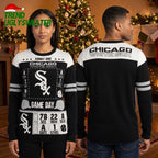 Chicago White Sox Game Day Ticket Ugly Christmas Sweater