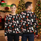 Chicago White Sox Logo Christmas Pattern Ugly Christmas Sweater