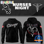 Chicago White Sox NURSES NIGHT 2025 Black Hoodie T-Shirt