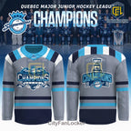 Chicoutimi Sagueneens 2026 QMJHL Championship Grey Hockey Jersey