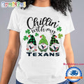 Chillin With My Houston Texans Gnomes St. Patricks Day New T Shirt