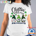 Chillin With My New England Patriots Gnomes St. Patricks Day New T Shirt
