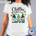 Chillin With My New York Jets Gnomes St. Patricks Day New T Shirt
