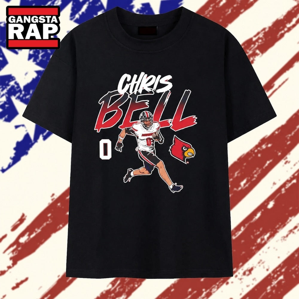 Chris Bell Louisville Cardinals 0 College Football T Shirt