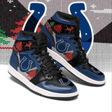 NFL Christmas Ugly Pattern Indianapolis Colts NFL JD1 Boot Sneakers Shoes