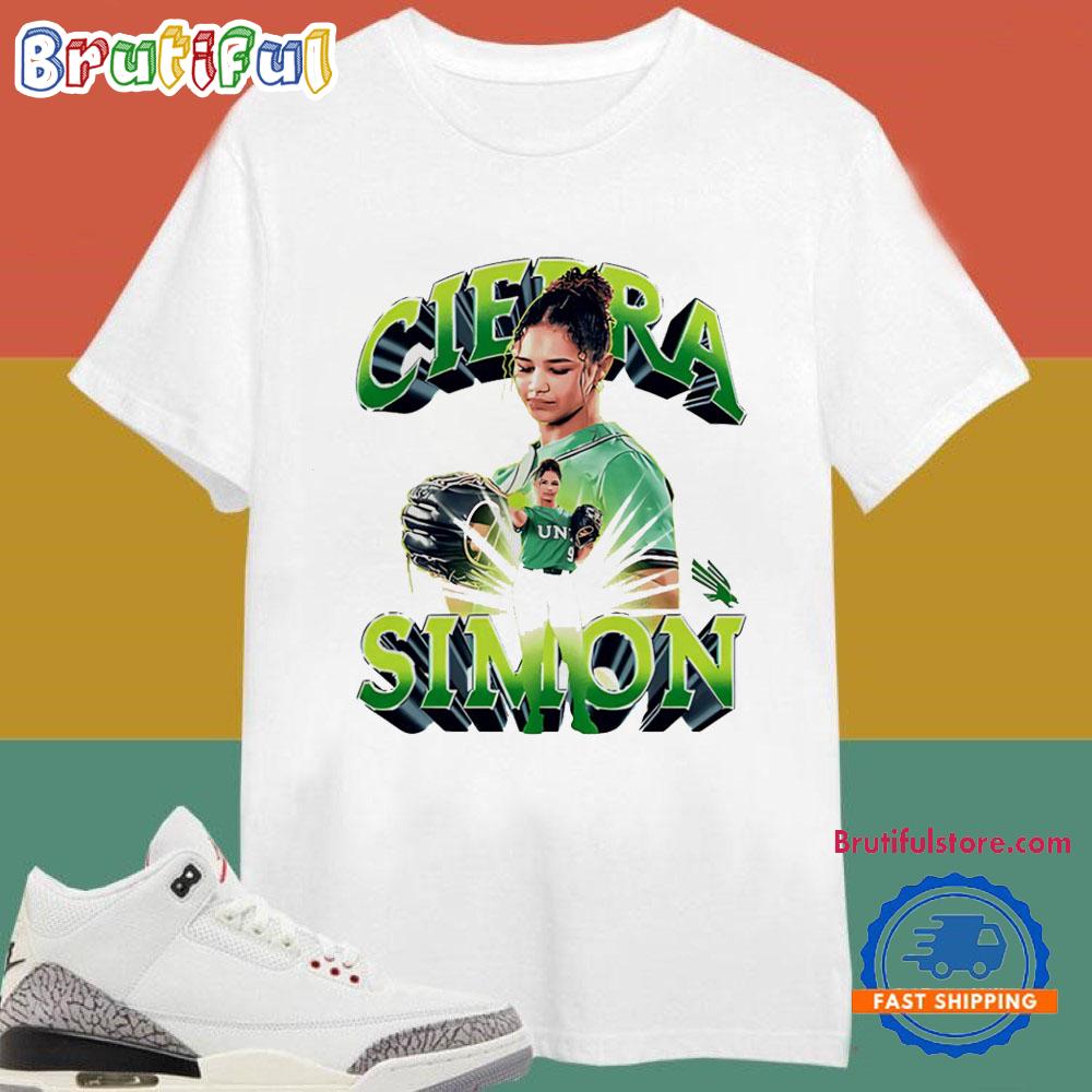 Cierra Simon North Texas Softball Player Collage T Shirt