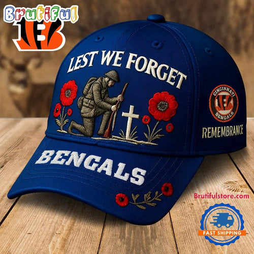 Cincinnati Bengals 2025 NFL Lest We Forget Remembrance Classic Cap