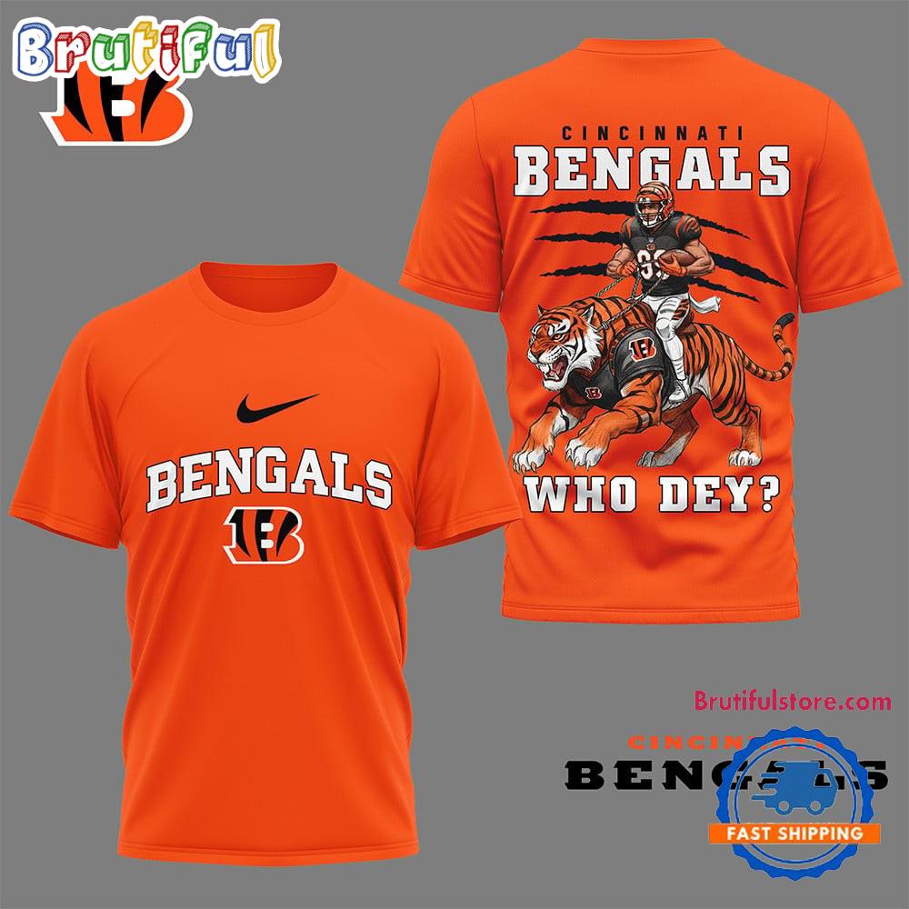 Cincinnati Bengals 2025 NFL Nation Gear All Over Print Shirt