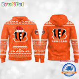 Cincinnati Bengals 2025 Reindeer Football Christmas New Hoodie Shirt