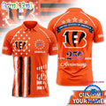 Cincinnati Bengals 2026 NFL American Semiquincentennial 250th Anniversary Polo Shirt