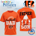 Cincinnati Bengals 2026 NFL Happy Father Day New Design 3D T Shirt