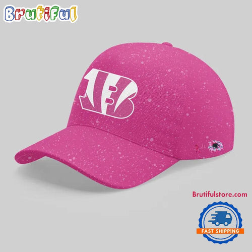 Cincinnati Bengals Breast Cancer Awareness Pink 2025 NFL New Design Cap