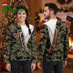 Cincinnati Bengals Camo Woolen Sweater