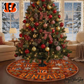 Cincinnati Bengals Christmas Tree Skirt