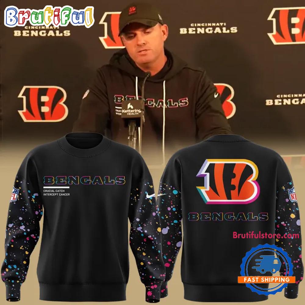 Cincinnati Bengals Crucial Catch 2025 NFL Sweatshirt