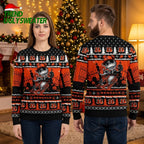 Cincinnati Bengals Jack Skellington Nightmare Ugly Christmas Sweater