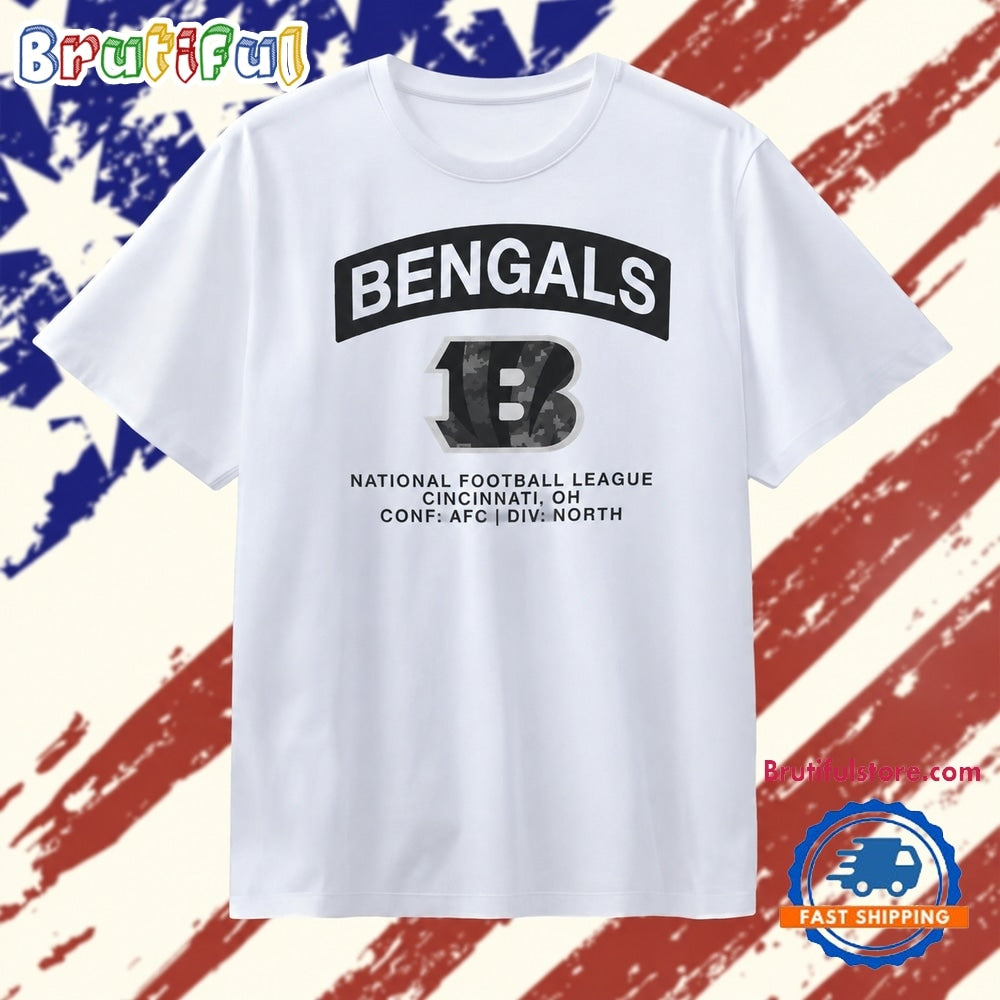 Cincinnati Bengals National Football League AFC North Logo T Shirt