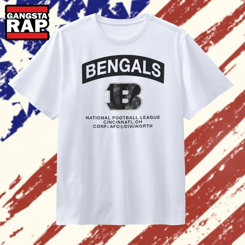 Cincinnati Bengals National Football League AFC North Logo T Shirt