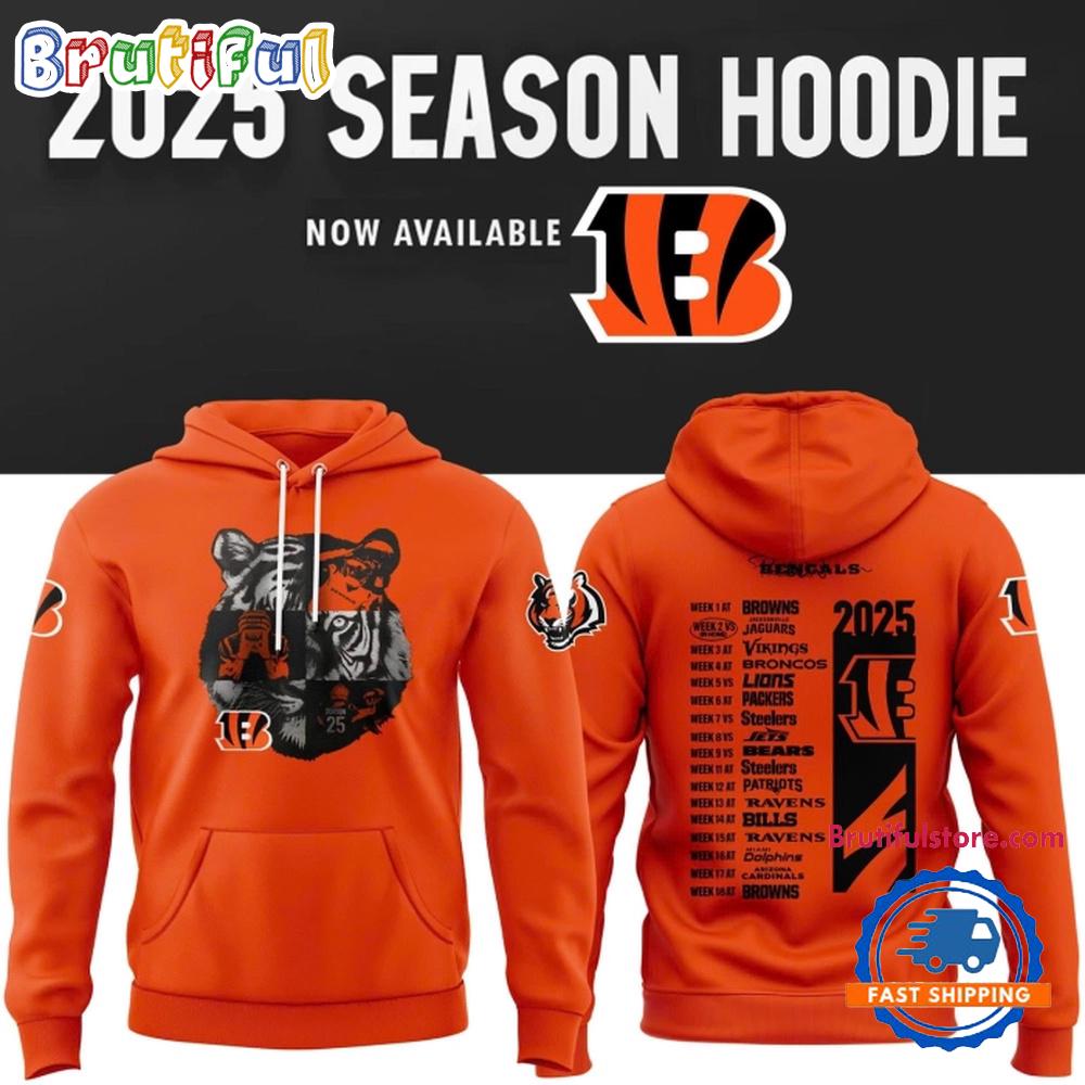 Cincinnati Bengals New Season 2025 Hoodie Shirt