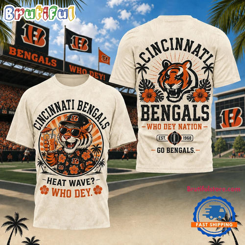 Cincinnati Bengals NFL Beach Vibes Summer Limited Edition 3D Shirt