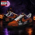 Cincinnati Bengals NFL Fear The Team Halloween Air Force 1 Shoes Sneakers