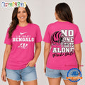 Cincinnati Bengals NFL No One Fight Alone Pink Out T Shirt