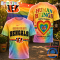 Cincinnati Bengals NFL Pride Human Being Color May Vary 3D T Shirt