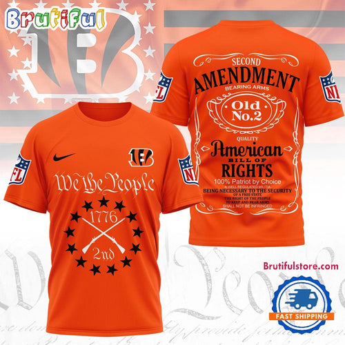 Cincinnati Bengals NFL Second Amendment Limited Edition 3D Shirt