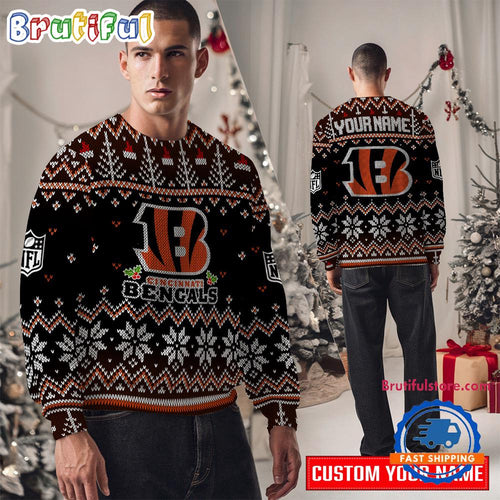 Cincinnati Bengals NFL Special Edition New Ugly Christmas Sweater