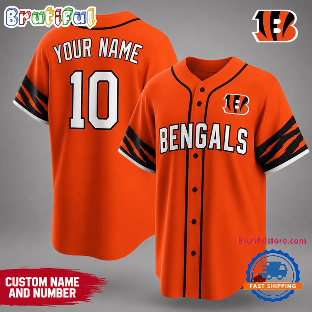 Cincinnati Bengals NFL Team Pride Baseball Jersey