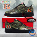 Cincinnati Bengals NFL US Army Custom Air Force 1 Shoes Sneaker