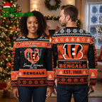 Cincinnati Bengals Real Women Love Football Sweater
