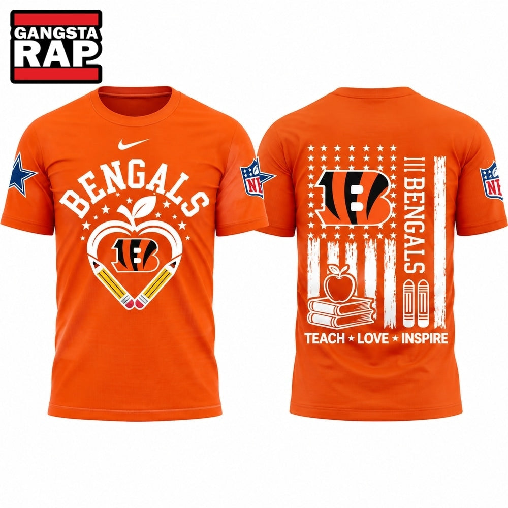 Cincinnati Bengals x Teacher Appreciation Night 2026 Limited Edition T Shirt