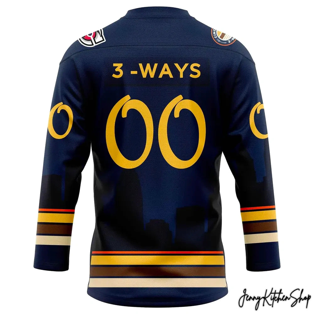 Cincinnati Cyclones 3 Ways New Edition Hockey Jersey