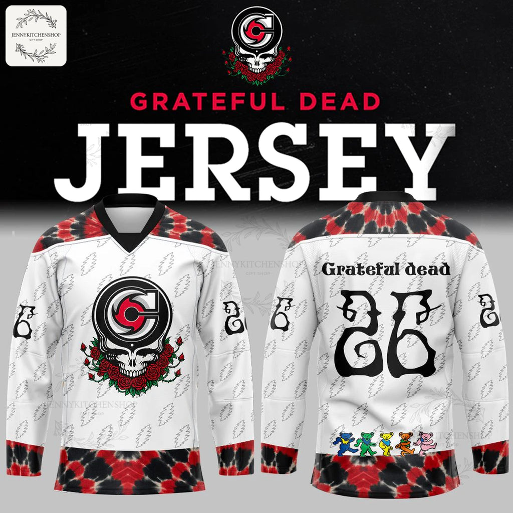 Cincinnati Cyclones Grateful Dead Night 2025 Limited Hockey Jersey